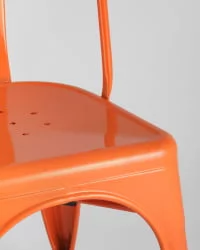 Стул ТОЛИКС с высокой спинкой Оранжевый глянцевый / TOLIX