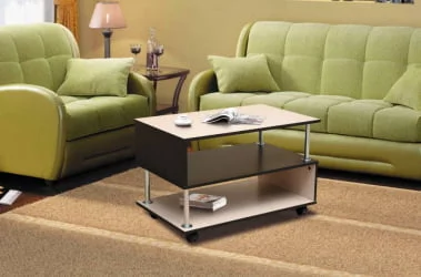 Журнальный стол журнальный №12 Ясень шимо светлый/Ясень шимо темный