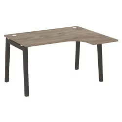 Стол эргономичный правый ОНИКС ВООД ОВ.СА-3(Р) Тиквуд Темный/Темный / ONIX WOOD OW.SA-3(R)