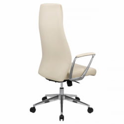 Кресло руководителя БРАБИКС ПРЕМИУМ Адепт ЕКС-752, синхромеханизм, алюминий, экокожа, бежевое / BRABIX PREMIUM Adept EX-752,