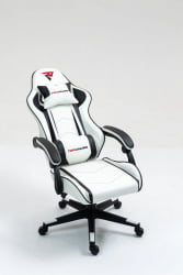 Кресло спортивное ТопЧаирс Шадов бело-черный / TopChairs Shadow