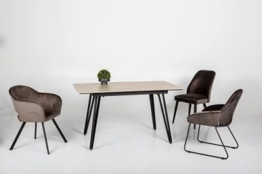 Стол раскладной Диего 140-180 вхите Мрамор бьянко / white