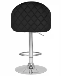 Стул барный ДОБРИН МИЛАНА Черный велюр МДЖ9-101 / DOBRIN MILANA MJ9-101