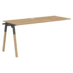 Рабочая станция Форта ФИСТ 1567 Дуб Гамильтон Черный графит / Forta FIST