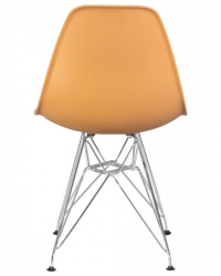 Стул обеденный ДОБРИН ДСР (ножки хром, цвет персиковый (НКС-Й-06)) 4 шт / DOBRIN DSR (NX-Y-06))