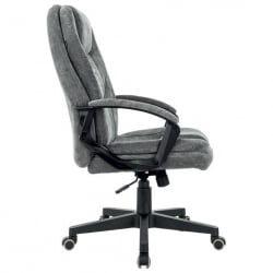 Кресло офисное БРАБИКС ПРЕМИУМ Тренд ЕКС-568 велюр Серое / BRABIX PREMIUM Trend EX-568