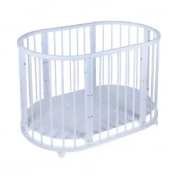 Люлька для новорожденных Меррй Хаппй 01 Белая / Merry Happy