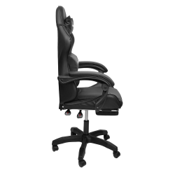 Геймерское кресло 088 цвет черный с массажем 088-блаcк-масс / 088-black-mass