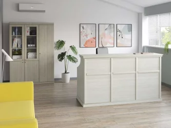 Стойка ресепшн БЕРН БРН8690103 Светлый дуб / BERN BRN8690103