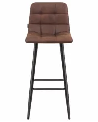 Стул барный ДОБРИН НИCОЛЕ Коричневая микрофибра ПК-03 / DOBRIN NICOLE PK-03