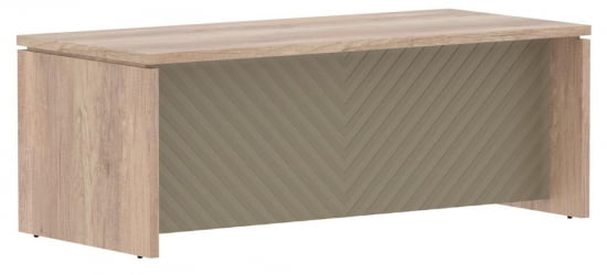 Стол руководителя Торр ЛУКС ТЛСТ 209Х Дуб Каньон Капучино / Torr LUX TLST 209H