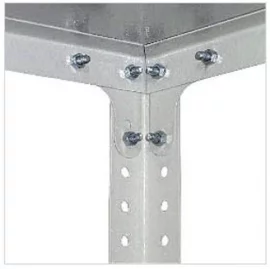 Металлический стеллаж Крепеж стойки Стронг МС (уголки 4 шт) / Strong MS