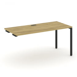 Стол приставка к опорным тумбам/шкафам CОНCЕПТ CН.ОСПР-004 Дуб Винченцо Черный / CONCEPT CN.OSPR-004