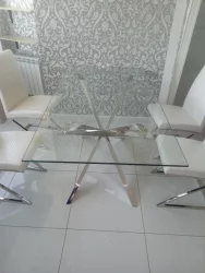 Стол Т088 (160) Серебро / T088