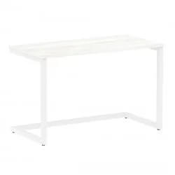 Стол письменный ХОМЕ ОФФИCЕ ВР.СП-2-118 Снежная Платина/Белый металл / HOME OFFICE VR.SP-2-118