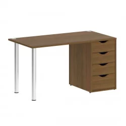 Стол письменный ХОМЕ ОФФИCЕ ВР.СП-3-138.4 Орех Гварнери / HOME OFFICE VR.SP-3-138.4