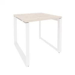 Стол рабочий на О-образном м/к ОНИКС О.МО-СП-0.8 Денвер Светлый/Белый / ONIX O.MO-SP-0.8