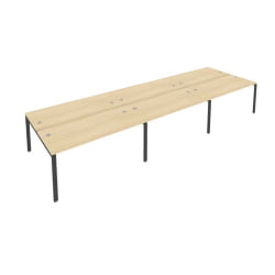 Рабочая станция на 6 раб.места Метал Сйстем Б.СМ-6.4 Акация/Антрацит / Metal System