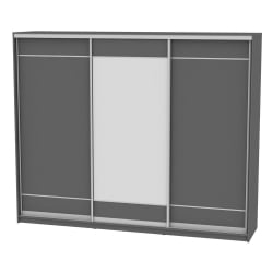 Шкаф-купе Б-230х270х60-3(Графит-Д7Д8Д7) / B-230х270х60-3(Графит-D7D8D7)