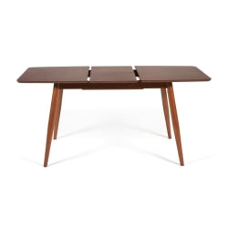 Раздвижной стол Павиллион (Павильон) основание бук, столешница мдф, 80кс120+40кс75см, Коричневый / Pavillion 80x120+40x75см,