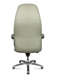 Кресло руководителя ПОРСCХЕ кожа Светло-серый / PORSCHE