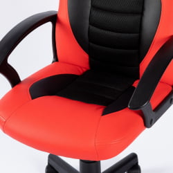 Детское кресло CХАИРМАН КИДС 111 Черный-красный / CHAIRMAN KIDS