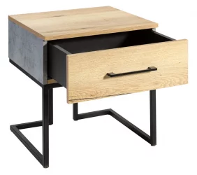 Тумба прикроватная Лофт Дуб натур/Бетон / Loft
