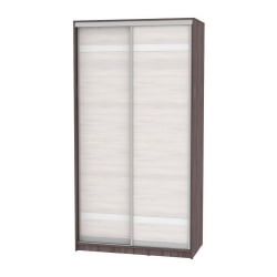 Шкаф-купе белый Б-220х120х60-1(ЯАТ-ЯАС-Д9Д9) / B-220х120х60-1(ЯАТ-ЯАС-D9D9)