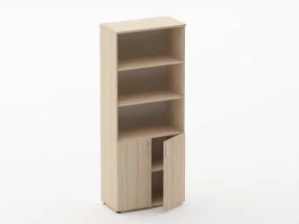 Шкаф высокий полуоткрытый Глассй 6.19.121 Орех / Glassy