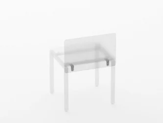 Экран (пластик) Дека 8.14.08 Белый-024 (без крепления) / Deka