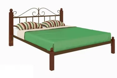 Кровать Диана Лукс 1800х2000 Коричневая / Lux