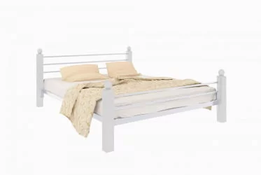Кровать Милана Лукс плус 1800х1900 Белая / Lux plus