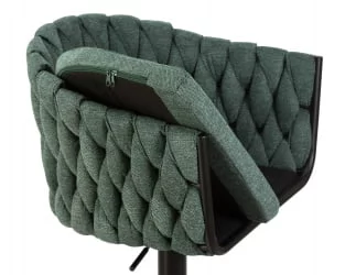 Стул барный ДОБРИН ЛЕОН Зеленая ткань ЛАР 275-23 / DOBRIN LEON LAR