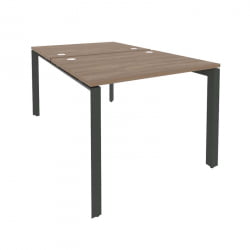 Рабочая станция на П-образном м/к ОНИКС О.МП-Д.РС-2.1.8 Дуб Аризона/Антрацит / ONIX O.MP-D.RS-2.1.8