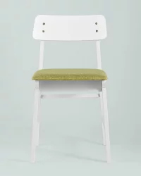 Комплект из двух стульев ОДЕН ВХИТЕ 2 шт Оливковый / ODEN WHITE