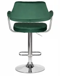 Стул барный ДОБРИН CХАРЛЙ Зеленый велюр МДЖ9-88 / DOBRIN CHARLY MJ9-88