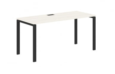 Стол письменный ЕДИС ЕУСТ 1567 Ясень Траун Черный / EDIS EUST