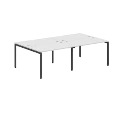 Стол четырехместный КСТЕН-С КСВСТ 2414 Белый/антрацит / XTEN-S XWST
