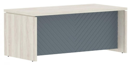 Стол руководителя Торр ЛУКС ТЛСТ 189Х Сосна Эдмонд Серо-голубой / Torr LUX TLST 189H