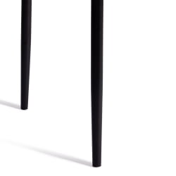 Мягкий стул ВЕРТЕР (мод. БC577-ДC) металл, флок, 41 х 52 х 95 см, Лигхт грей (светло-серый) ХЛР14 / черный / VERTER (mod. BC577-DC) Light grey HLR14