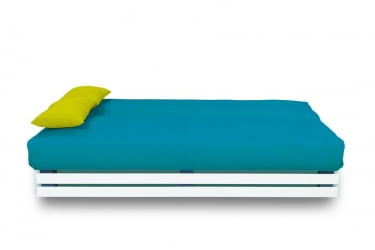 Диван МАНГО 1 (3 категория) НеоАзуре_НеоЭппл / MANGO