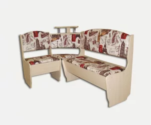 Уголок для маленькой кухни Город стандартный Млечный дуб