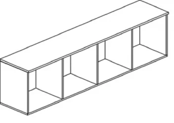 Тумба стационарная ЙАЛТА ЛТ-ТС 4 Снежная Патина / YALTA LT-TS