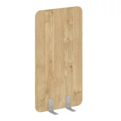 Перегородки на металлических опорах на фетровых подпятниках Р-лине ДП.Ф-80-150 Тиквуд Светлый / R-line DP.F-80-150