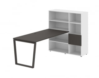 Рабочая станция ЕДИС ЕВРСТ 1217 Мокко Мокко Белый / EDIS EVRST