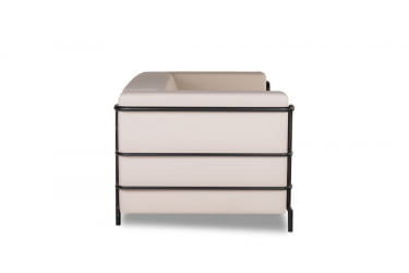 Диван трехместный Аполло 2.0 (3Д) Черный Еуролине 9100 / Euroline