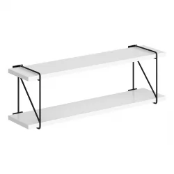 Полка навесная CОФФЕЕ СХ4-РОД Белый / COFFEE SH4-ROD