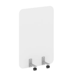 Перегородка на металлических опорах, на роликах Р-лине  ДП.Р-80-120 Белый Бриллиант / R-line DP.R-80-120