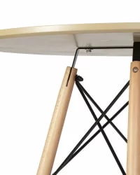 Маленький обеденный стол ДОБРИН CХЕЛСЕА 80 Бежевый / DOBRIN CHELSEA