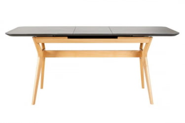 Стол раздвижной Нарвик Серамиc 140-180 Аутоматиc Натур/Дэрк марбле / Ceramic Automatic Natur/Dark marble